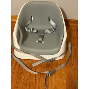 OXO Tot Nest Booster Seat with Straps Gray White Toddler High Chair 63137300